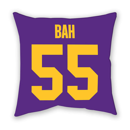 LSU - NCAA Football : Aliou Bah - Graphic Pillow-1