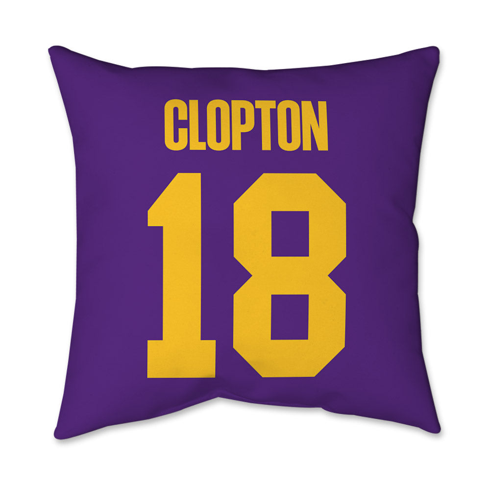 LSU - NCAA Softball : Tatum Clopton - Graphic Pillow 16x16-1