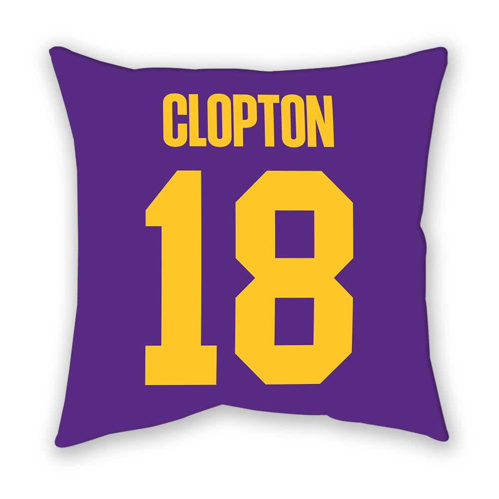 LSU - NCAA Softball : Tatum Clopton - Graphic Pillow-1