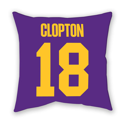 LSU - NCAA Softball : Tatum Clopton - Graphic Pillow-1