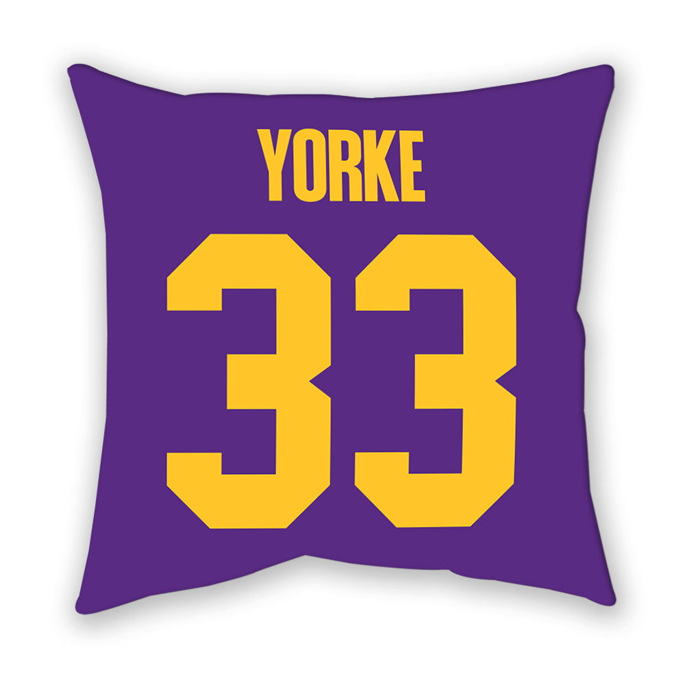LSU - NCAA Baseball : Zach Yorke - Graphic Pillow-1