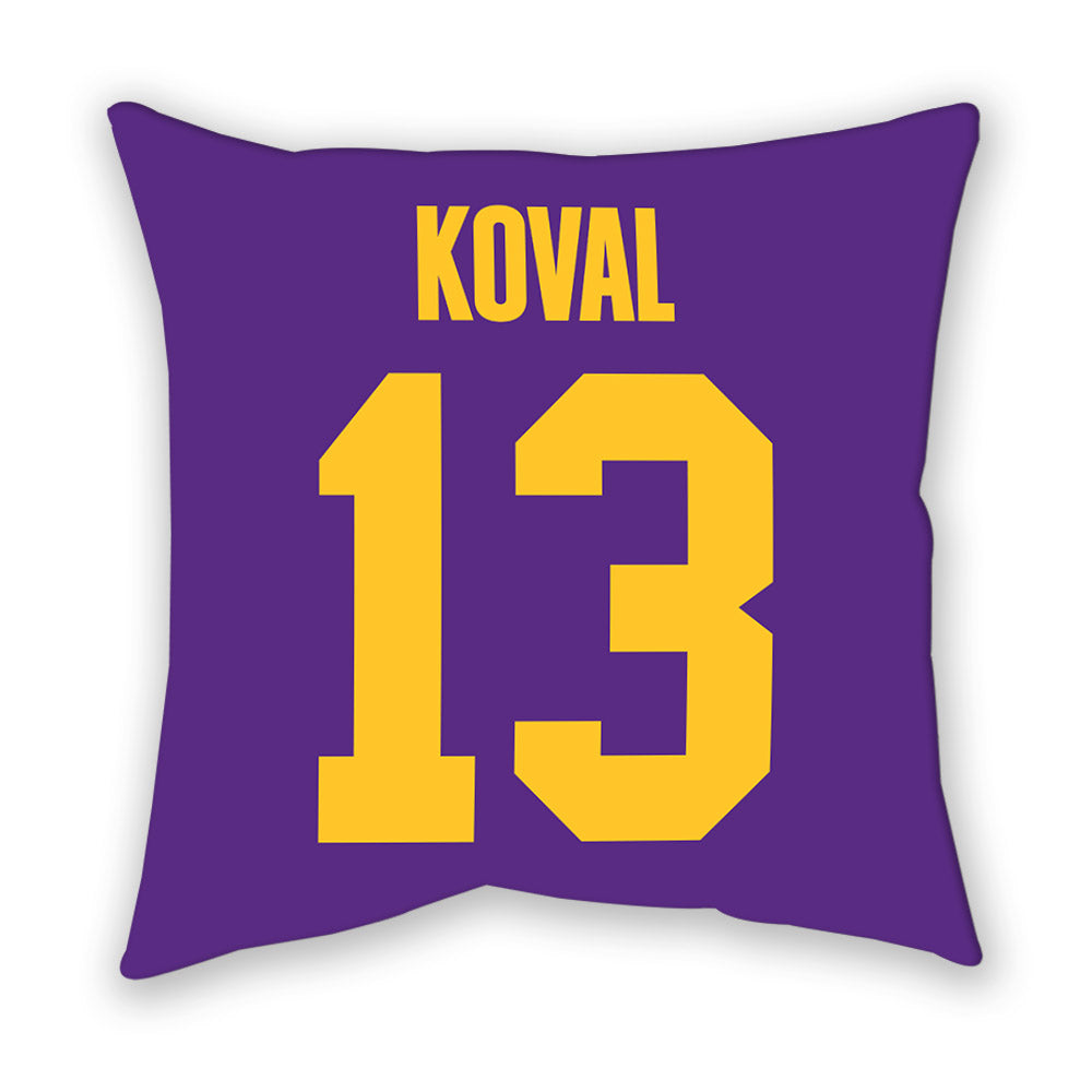 LSU - NCAA Women's Basketball : Kate Koval - Graphic Pillow-1