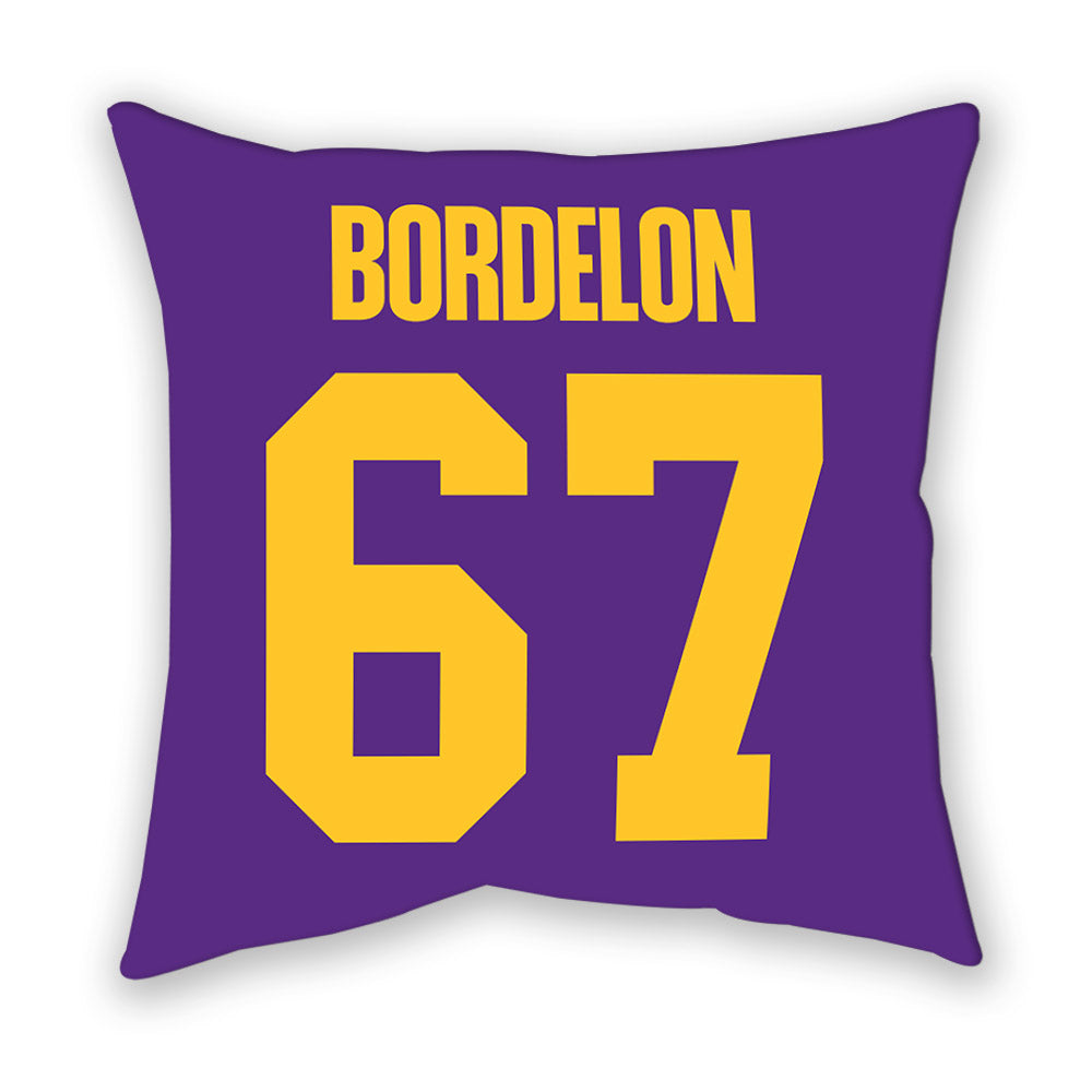 LSU - NCAA Football : Bo Bordelon - Graphic Pillow-1