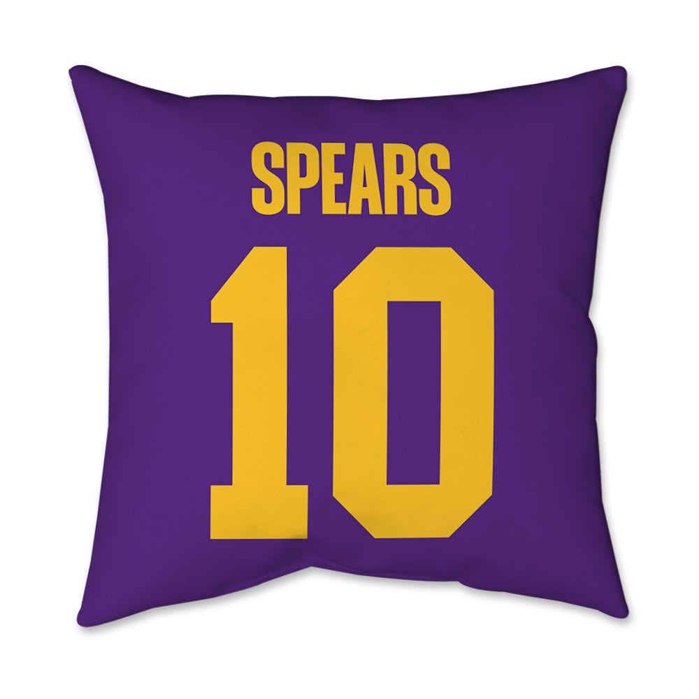 LSU - NCAA Football : Dashawn Spears - Graphic Pillow 16x16-1