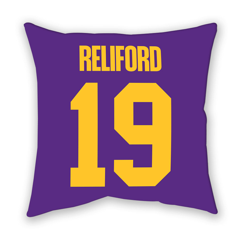 LSU - NCAA Football : Gabriel Reliford - Graphic Pillow-1