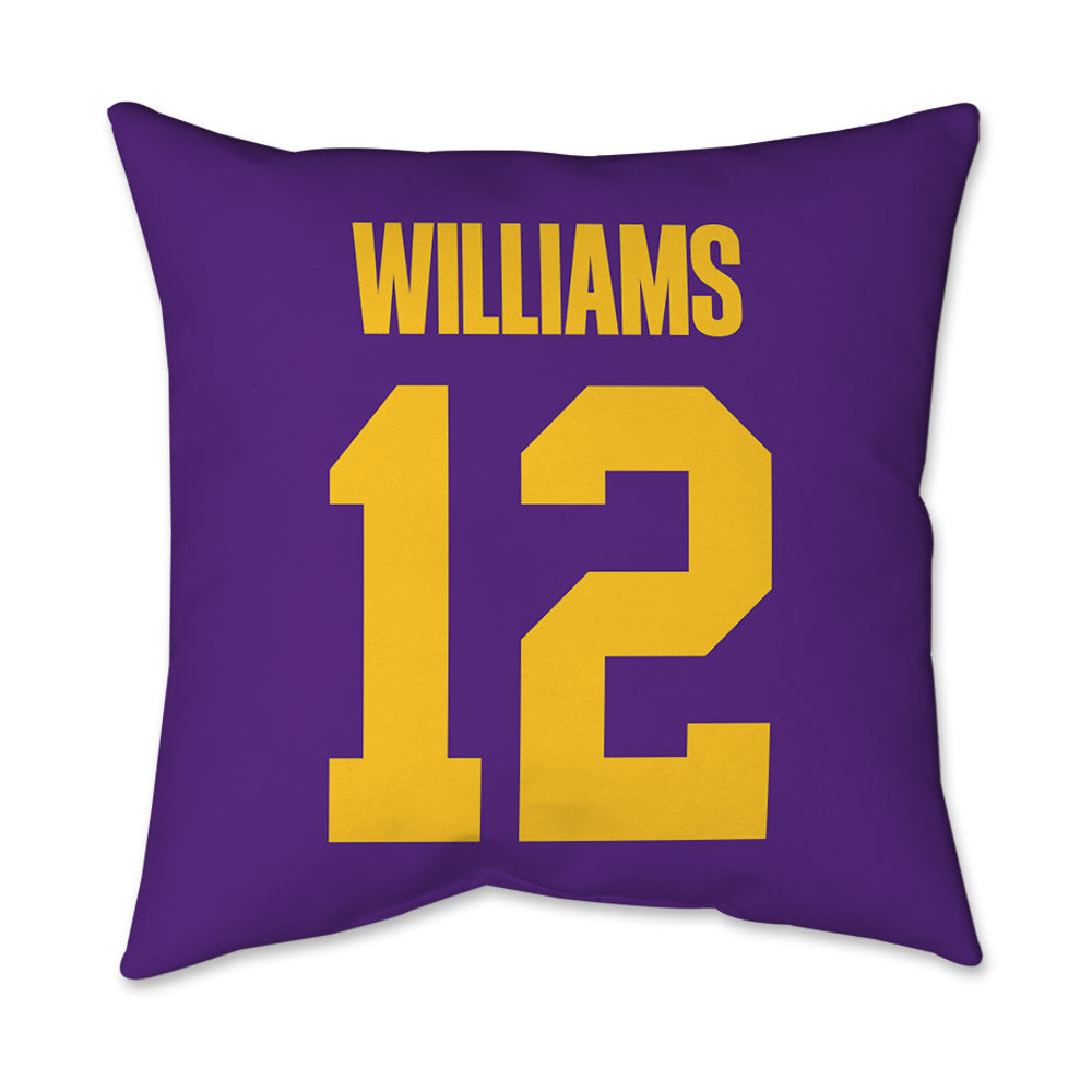 LSU - NCAA Women's Basketball : Mikaylah Williams - Graphic Pillow 16x16-1