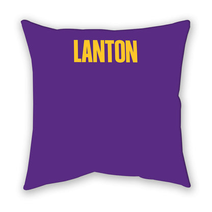 LSU - NCAA Women's Tennis : Addison Lanton - Graphic Pillow-1