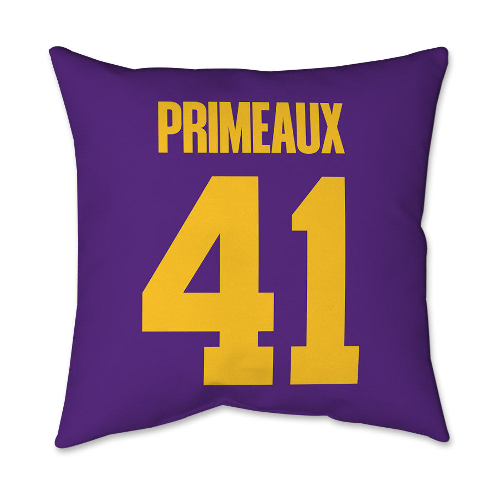 LSU - NCAA Baseball : DJ Primeaux - Graphic Pillow 16x16-1