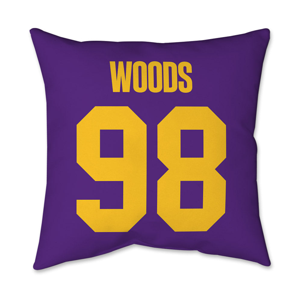 LSU - NCAA Football : Achilles Woods - Graphic Pillow 16x16-1
