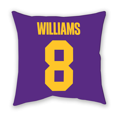 LSU - NCAA Women's Basketball : Jada Williams - Graphic Pillow-1