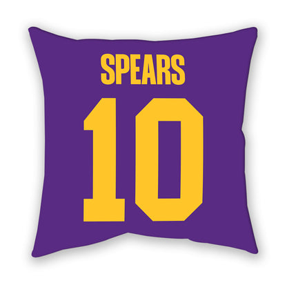 LSU - NCAA Football : Dashawn Spears - Graphic Pillow-1