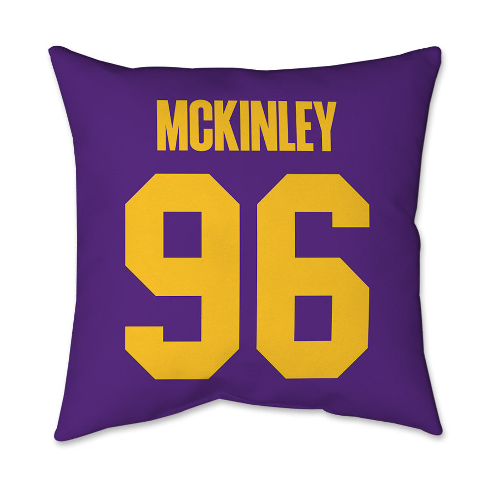 LSU - NCAA Football : Dominick McKinley - Graphic Pillow 16x16-1