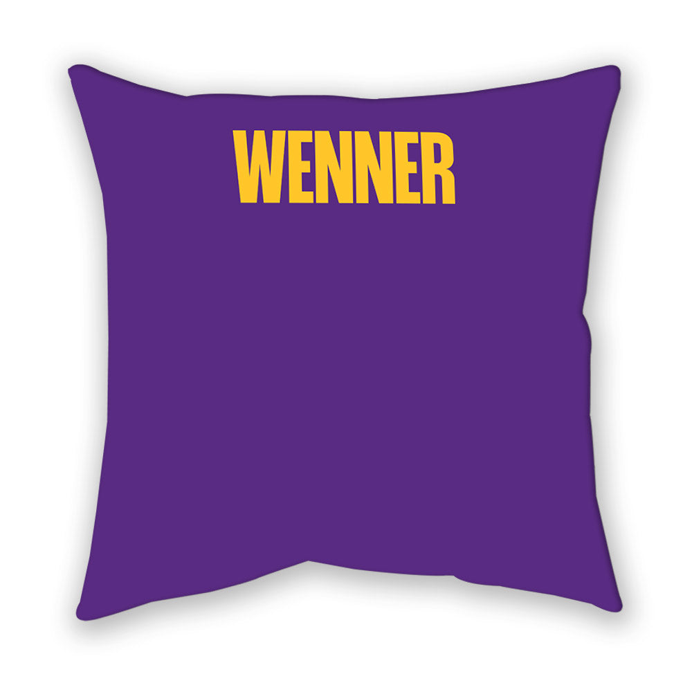 LSU - NCAA Women's Gymnastics : Elyse Wenner - Graphic Pillow-1