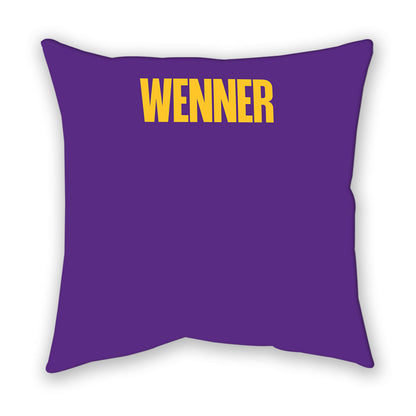 LSU - NCAA Women's Gymnastics : Elyse Wenner - Graphic Pillow-1