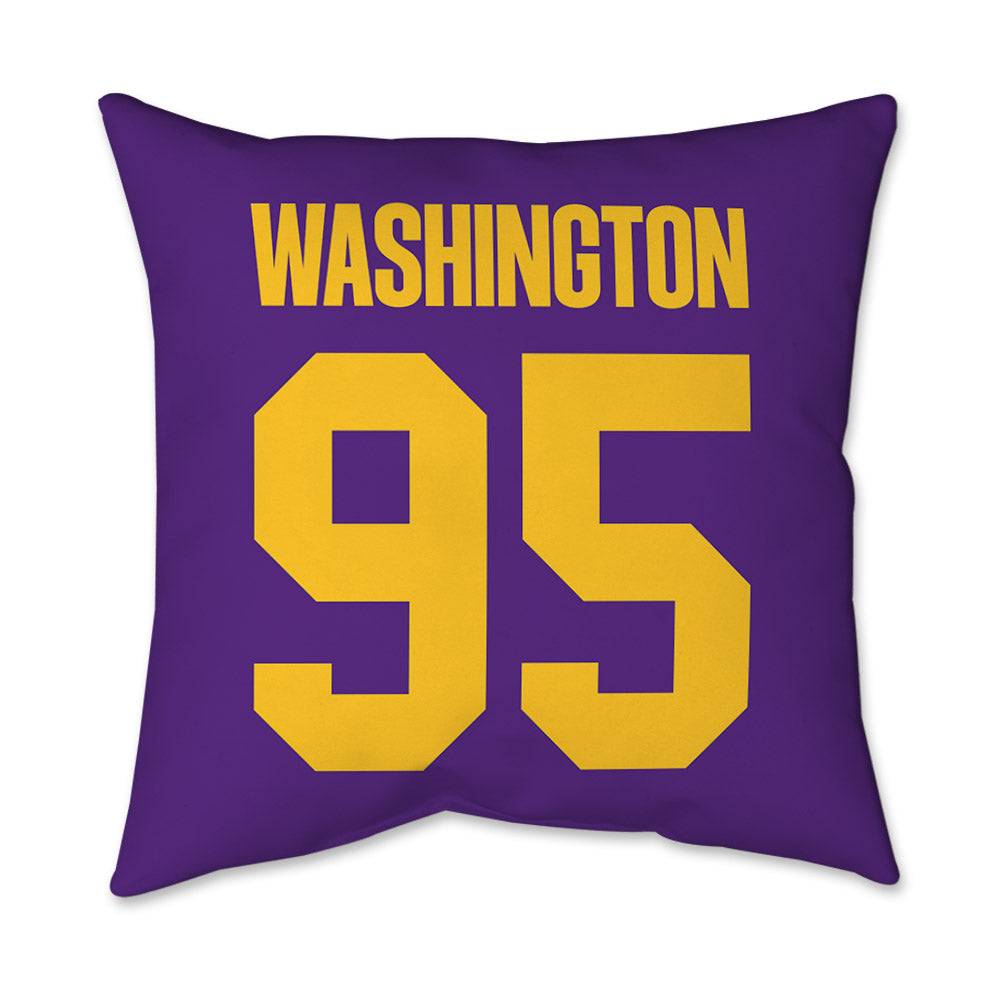 LSU - NCAA Football : Shone Washington - Graphic Pillow 16x16-1