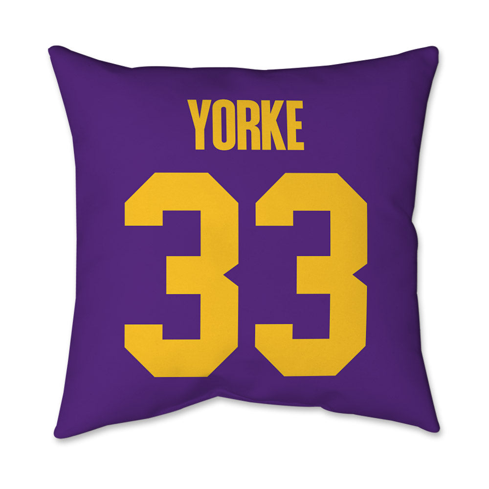 LSU - NCAA Baseball : Zach Yorke - Graphic Pillow 16x16-1