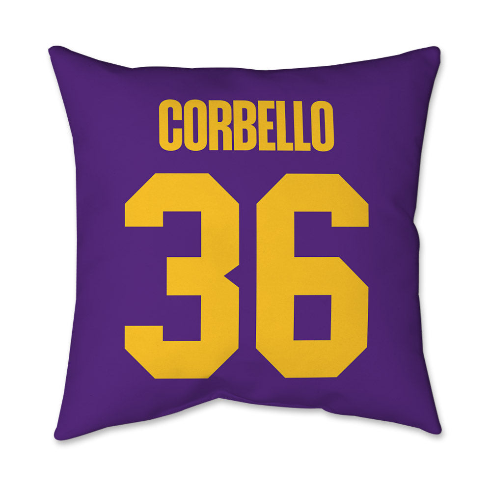LSU - NCAA Football : Aidan Corbello - Graphic Pillow 16x16-1