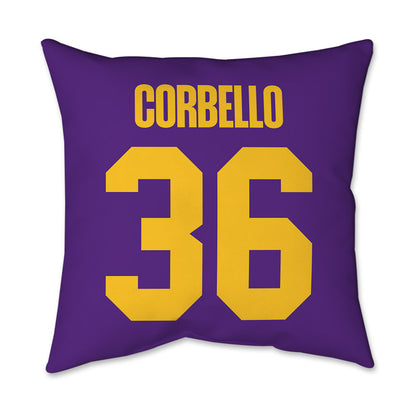 LSU - NCAA Football : Aidan Corbello - Graphic Pillow 16x16-1