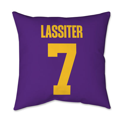 LSU - NCAA Softball : Jalia Lassiter - Graphic Pillow 16x16-1