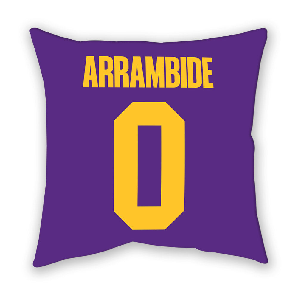 LSU - NCAA Baseball : Cade Arrambide - Graphic Pillow-1