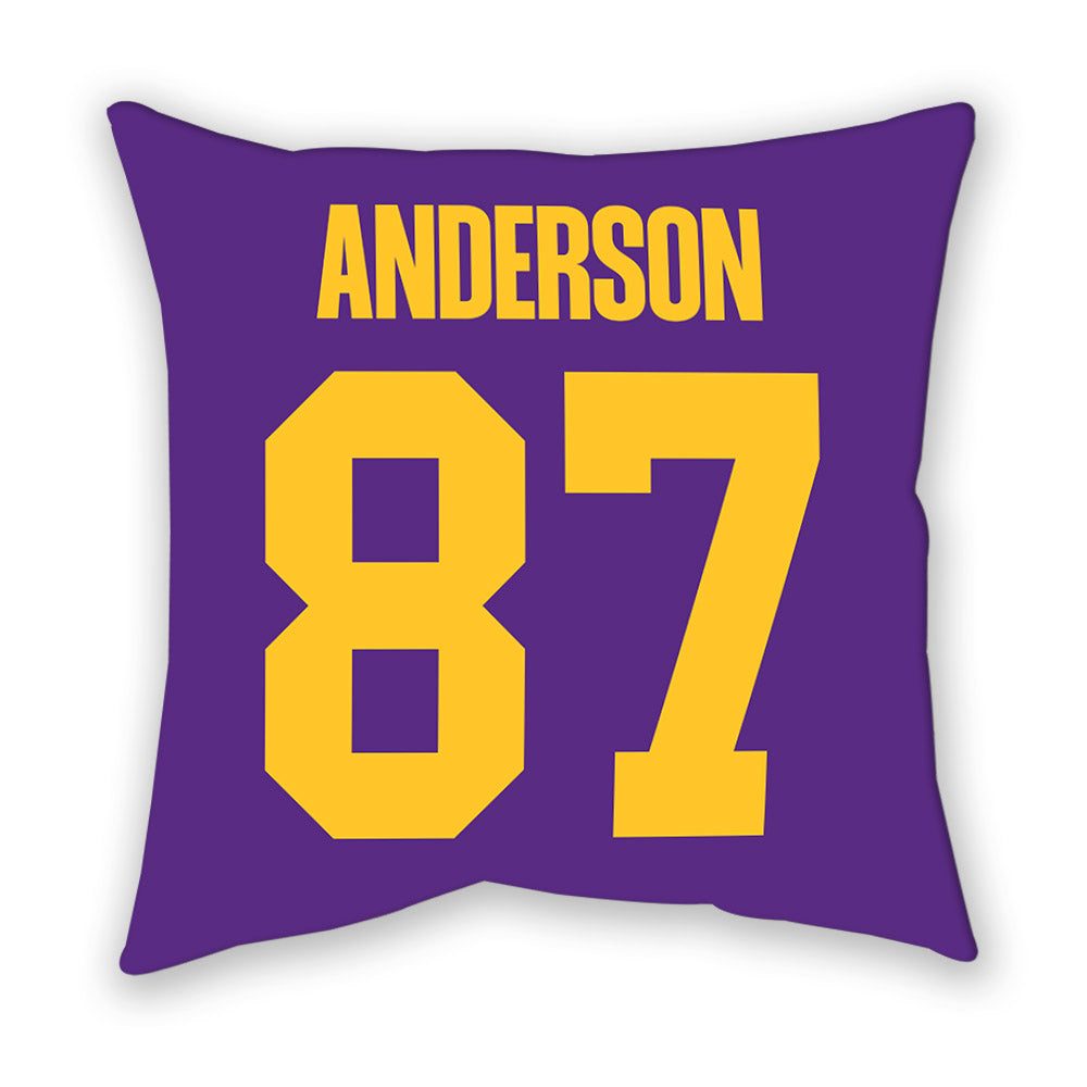 LSU - NCAA Football : JC Anderson - Graphic Pillow-1