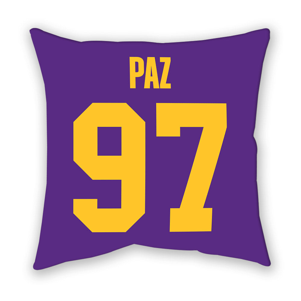 LSU - NCAA Baseball : Marcos Paz - Graphic Pillow-1