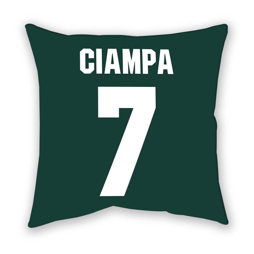 Michigan State - NCAA Women's Soccer : Aubree Ciampa - Pillow-1