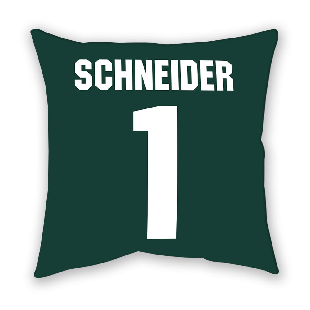 Michigan State - NCAA Women's Volleyball : Lia Schneider - Pillow-1