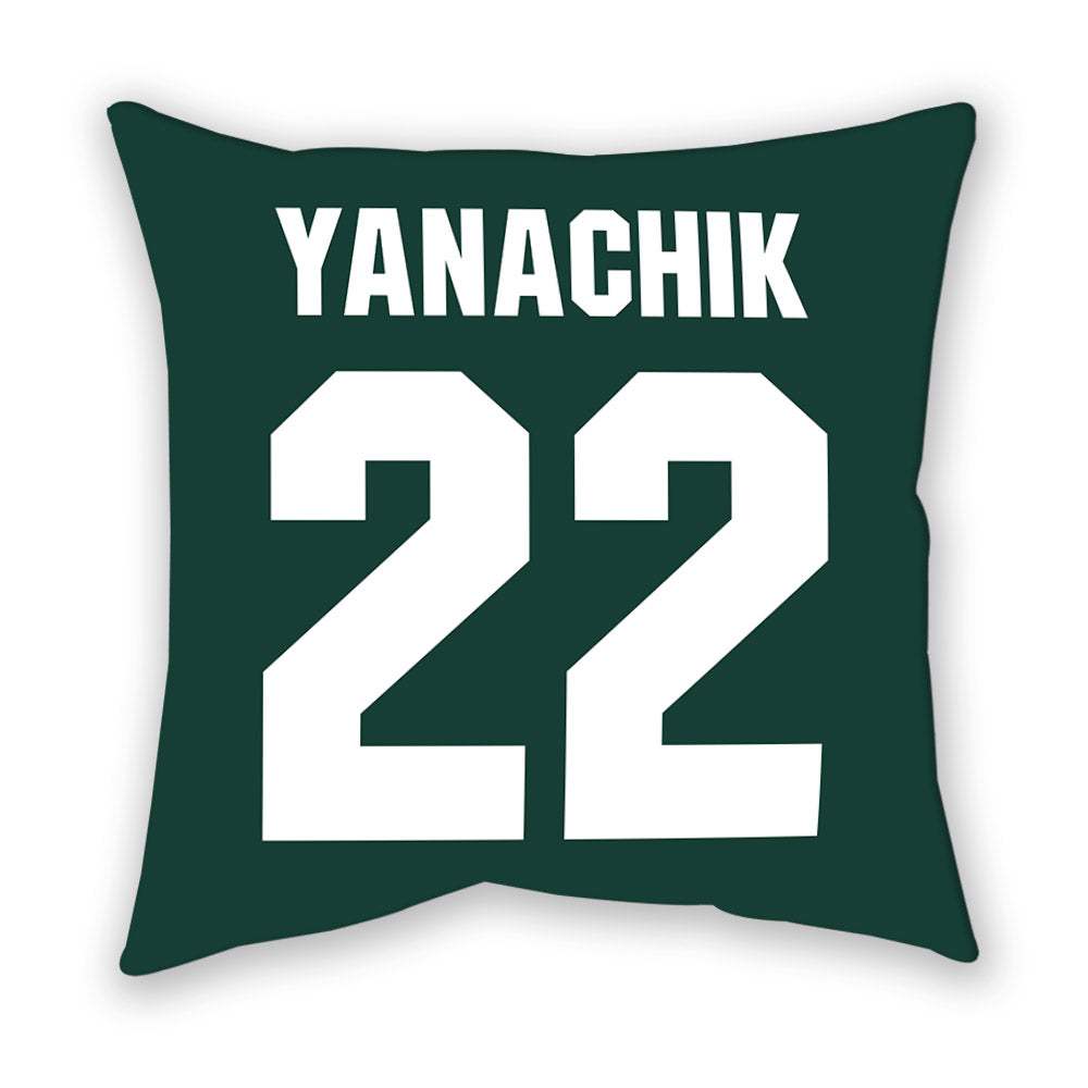 Michigan State - NCAA Football : Jack Yanachik - Pillow-1