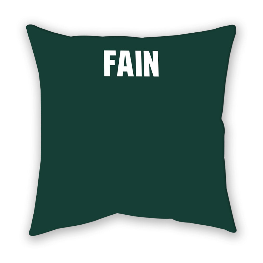 Michigan State - NCAA Women's Gymnastics : Riley Fain - Pillow-1