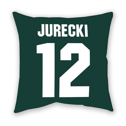 Michigan State - NCAA Men's Ice Hockey : Griffin Jurecki - Pillow-1