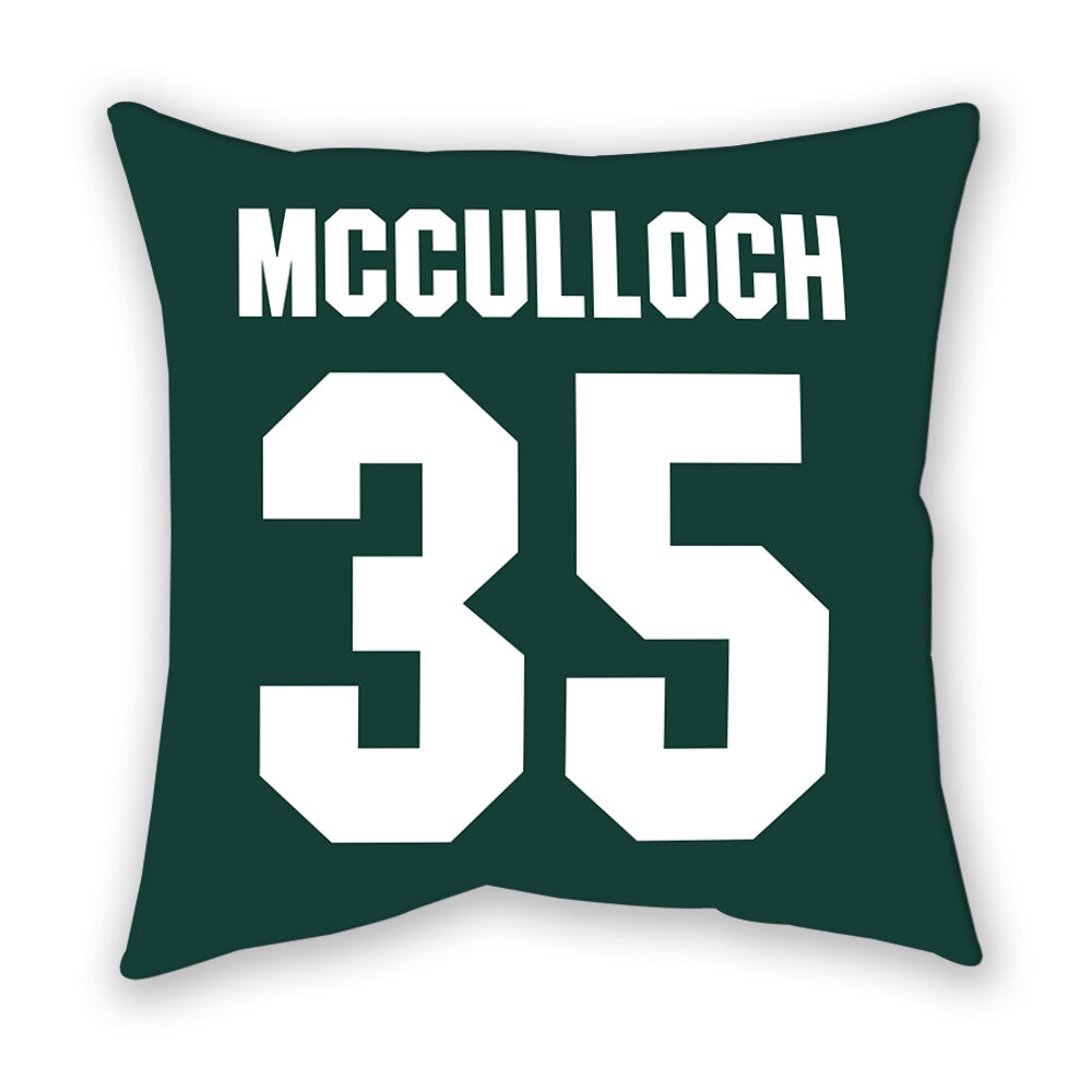 Michigan State - NCAA Men's Basketball : Jesse McCulloch - Pillow-1