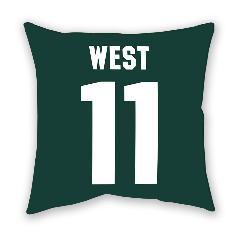 Michigan State - NCAA Men's Ice Hockey : Owen West - Pillow-1