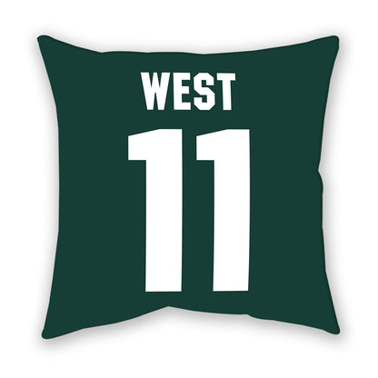 Michigan State - NCAA Men's Ice Hockey : Owen West - Pillow-1