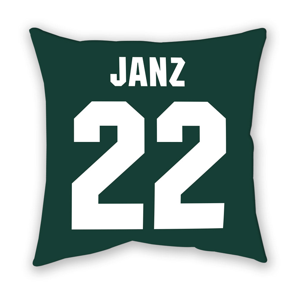 Michigan State - NCAA Women's Soccer : Ella Janz - Pillow-1