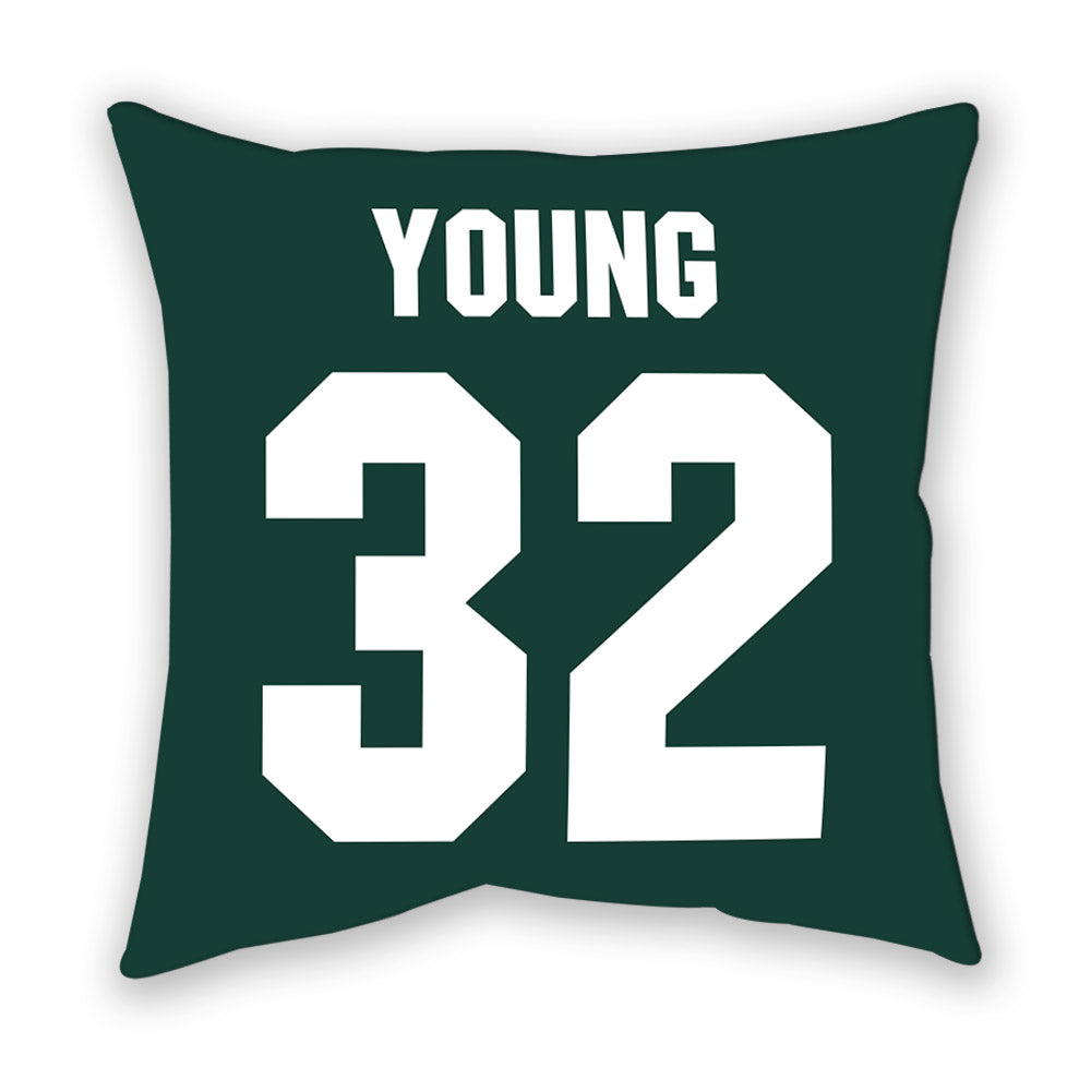 Michigan State - NCAA Football : Evan Young - Pillow-1