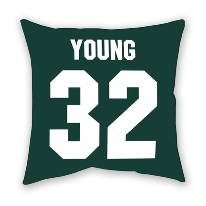 Michigan State - NCAA Football : Evan Young - Pillow-1