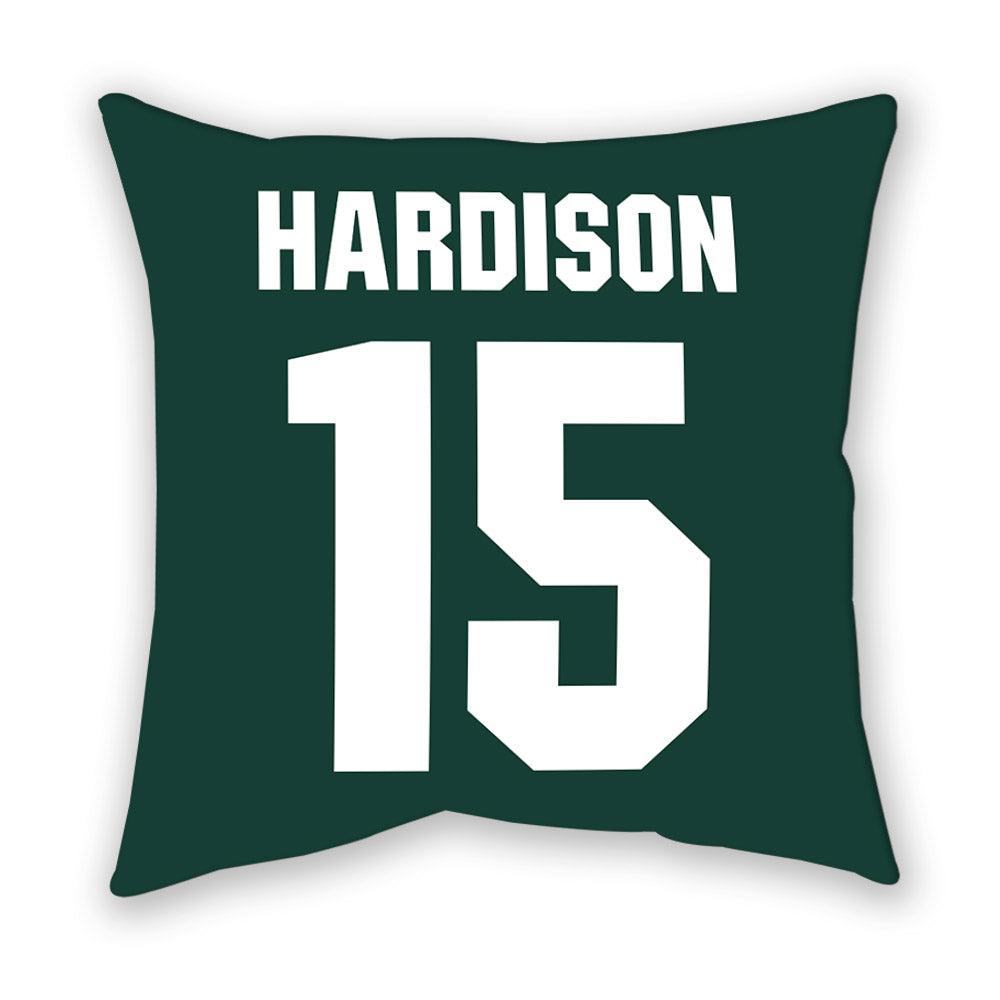 Michigan State - NCAA Women's Volleyball : Zora Hardison - Pillow-1