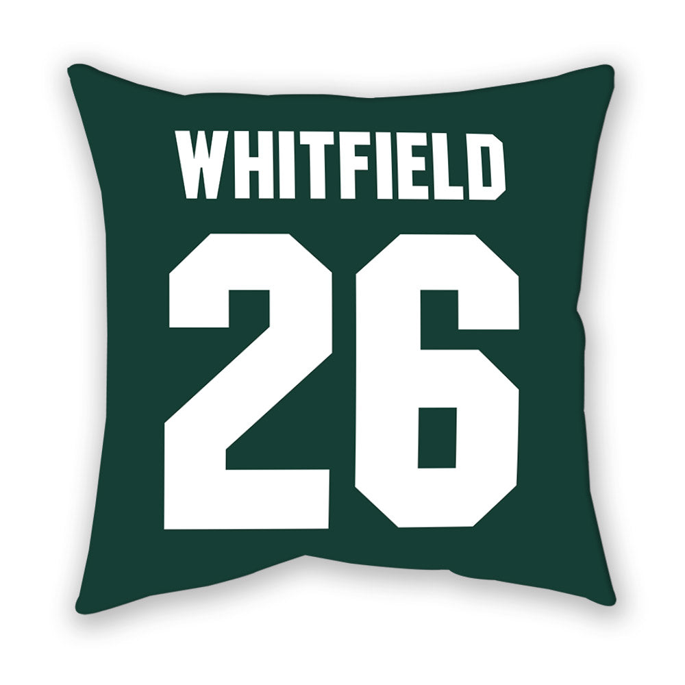 Michigan State - NCAA Women's Volleyball : Alana Whitfield - Pillow-1