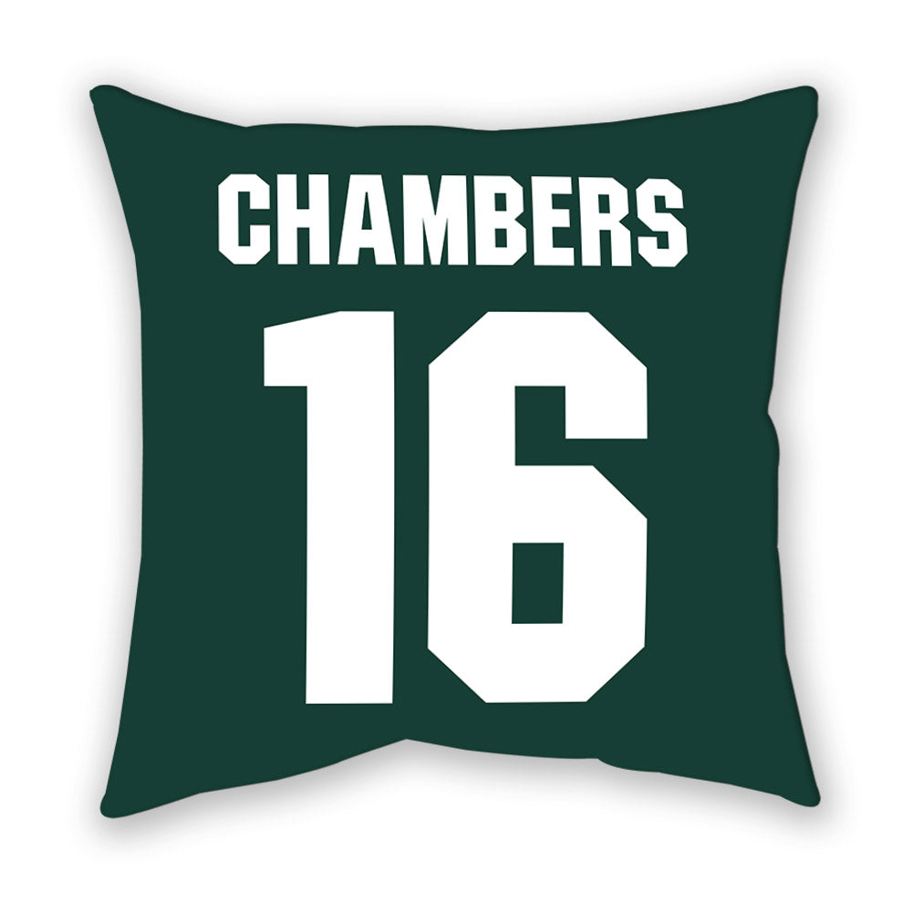 Michigan State - NCAA Baseball : Brady Chambers - Pillow-1