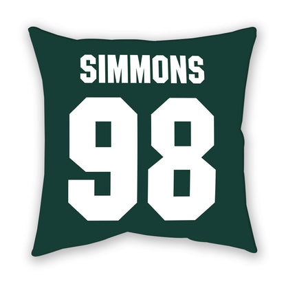 Michigan State - NCAA Football : Derrick Simmons - Pillow-1