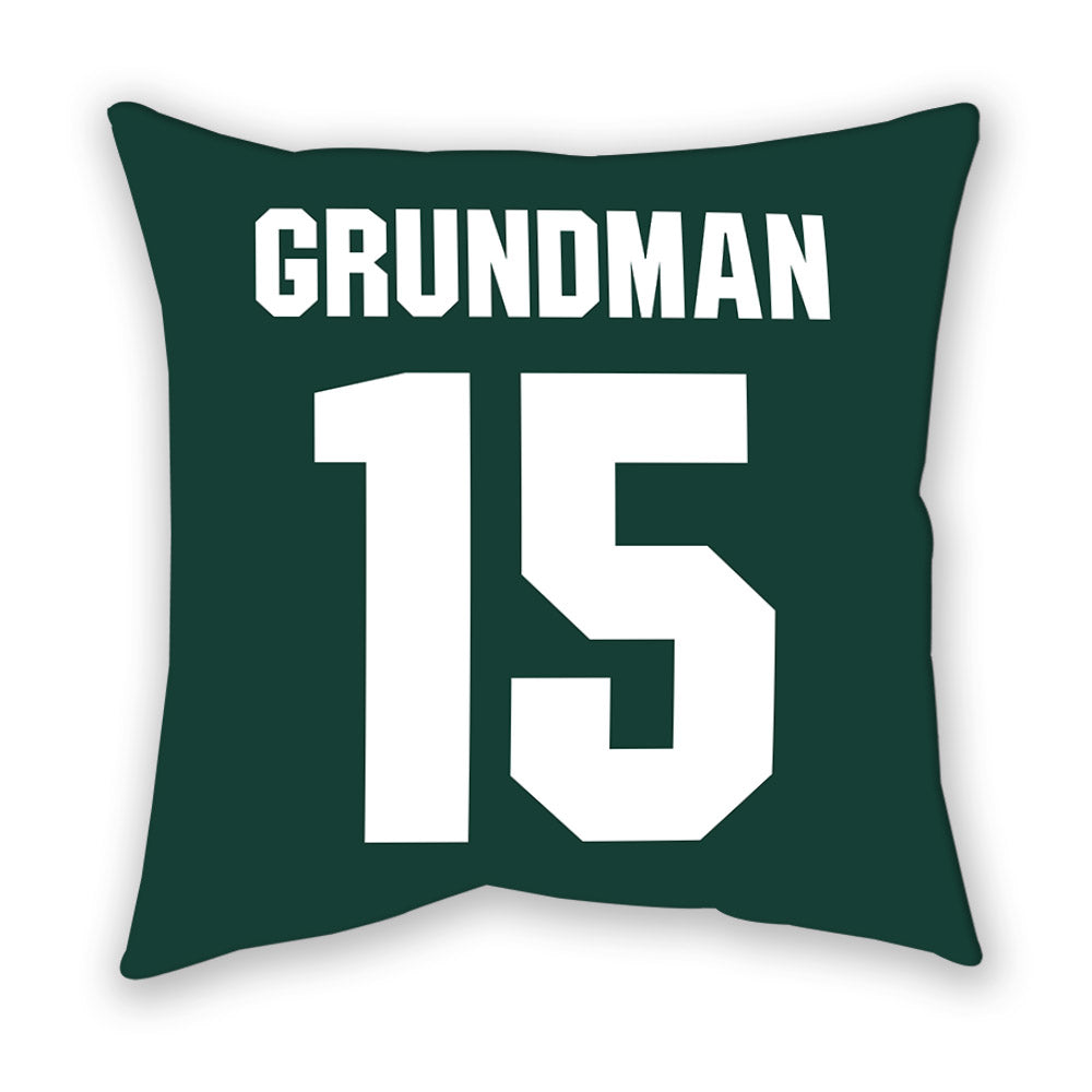 Michigan State - NCAA Baseball : Gannon Grundman - Pillow-1