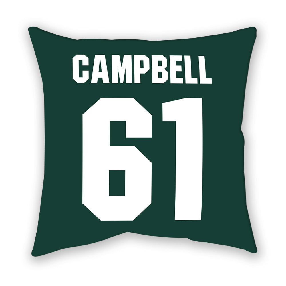 Michigan State - NCAA Football : Collin Campbell - Pillow-1