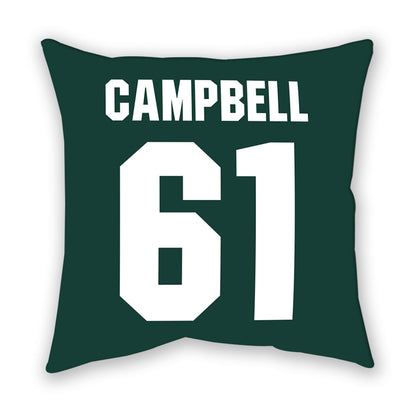 Michigan State - NCAA Football : Collin Campbell - Pillow-1