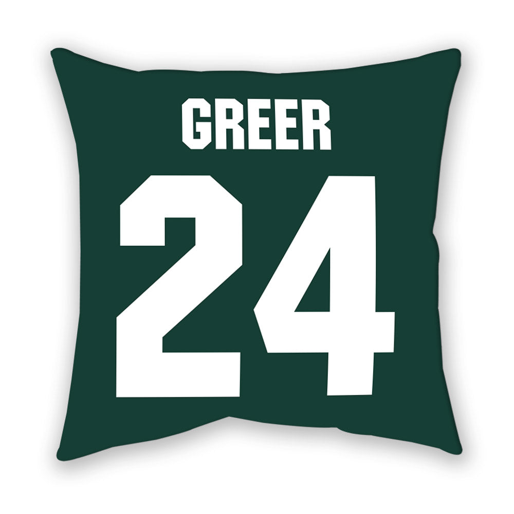 Michigan State - NCAA Softball : Hannah Greer - Pillow-1