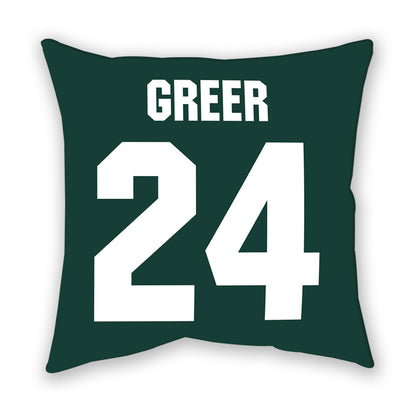 Michigan State - NCAA Softball : Hannah Greer - Pillow-1