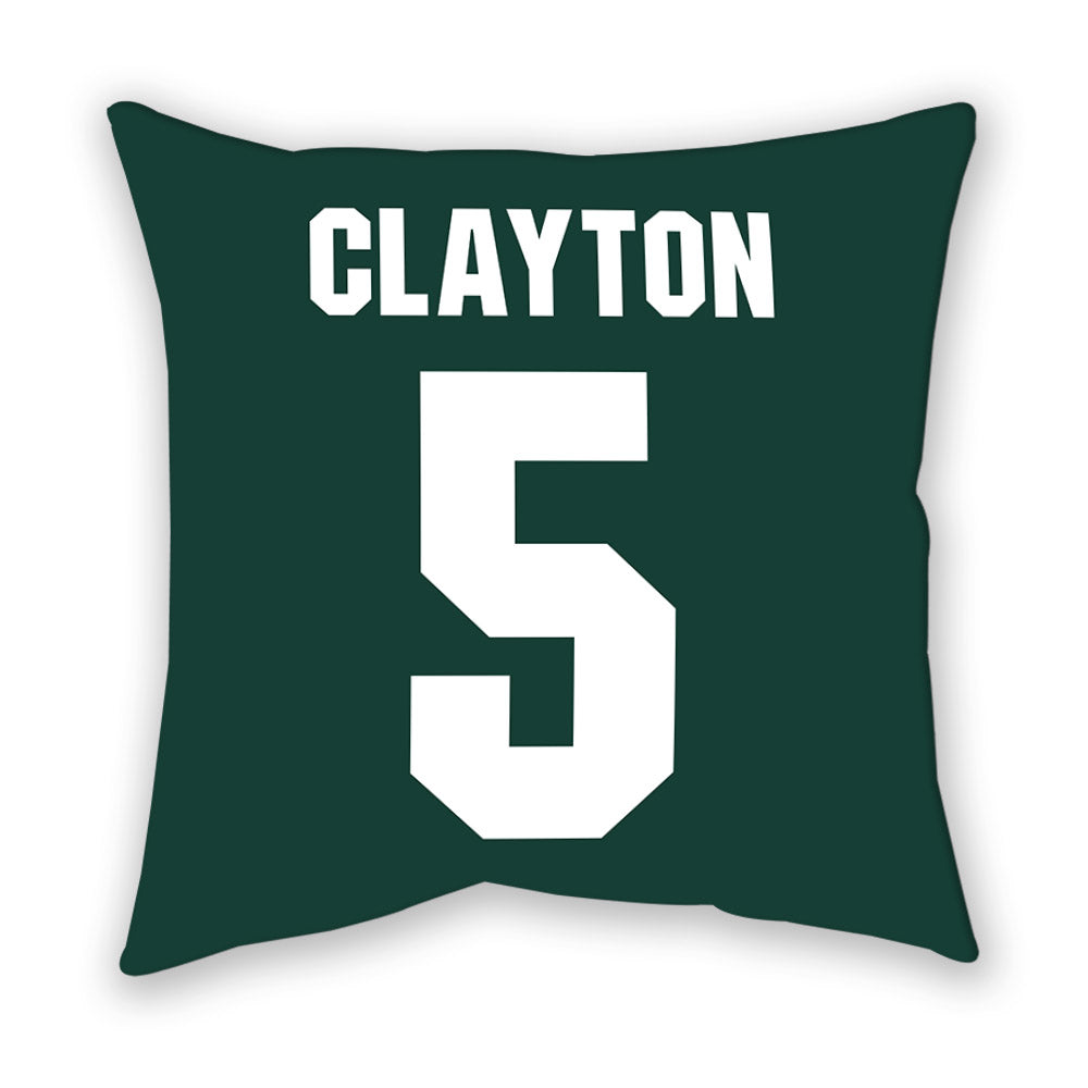 Michigan State - NCAA Women's Volleyball : Makya Clayton - Pillow-1