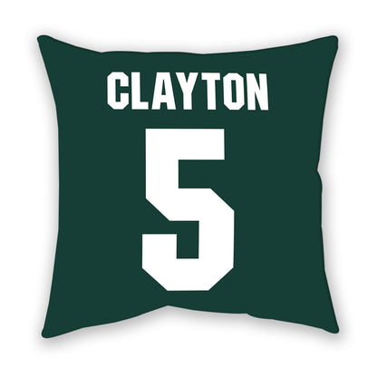 Michigan State - NCAA Women's Volleyball : Makya Clayton - Pillow-1