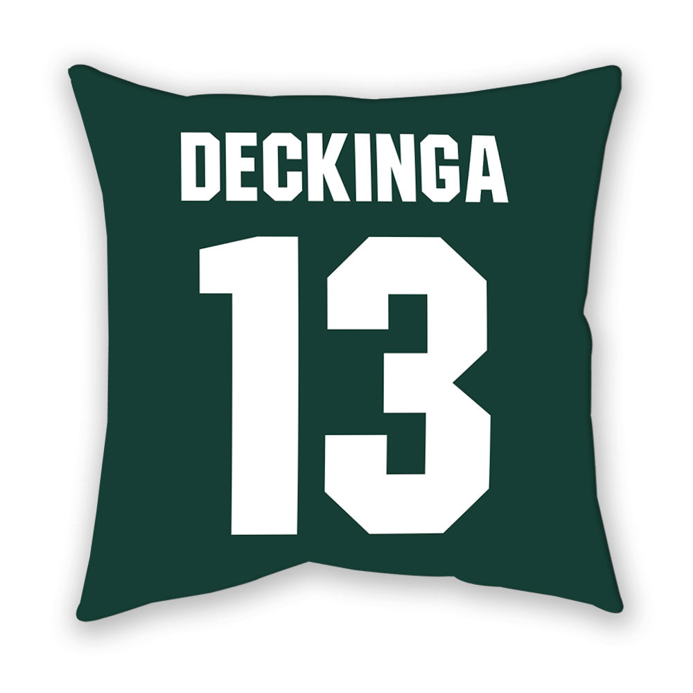 Michigan State - NCAA Baseball : CJ Deckinga - Pillow-1