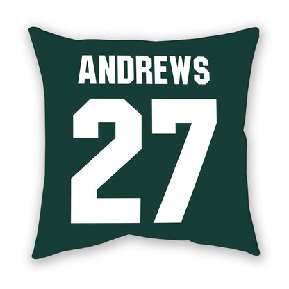 Michigan State - NCAA Men's Ice Hockey : Nicklas Andrews - Pillow-1